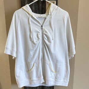 Cato s/s lightweight sweatshirt jacket, sz 18/20